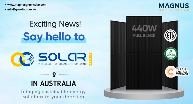 MGS 60M10 440w Full Black Solar Panel Stock Available | GC Solar Group